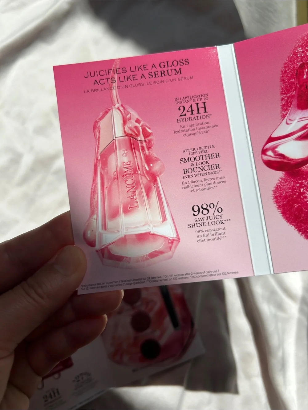 Lancome Idole lip samplers